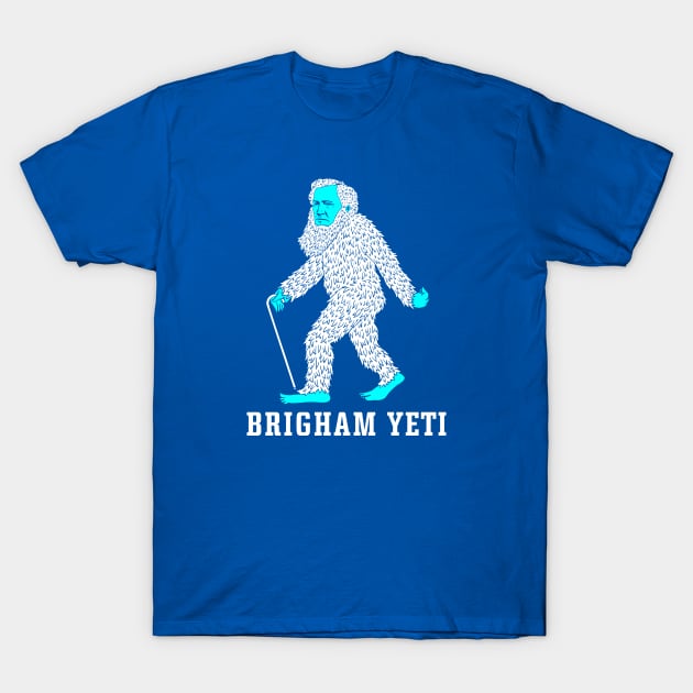 Brigham Yeti T-Shirt by Dethtruk5000